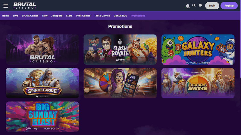 Avis sur Brutal Online Casino